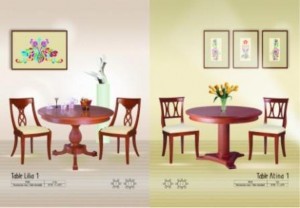 Столове и маси за трапезария, кухня от масив или метал от ТЕС-А мебели