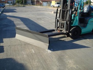 Гребло за сняг за мотокар 