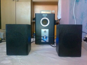 Буфер с 2 колони JB-480A, Черни