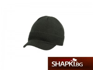 Шапка плетена с козирка ОТ SHAPKI.BG