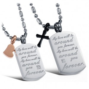 Оригинални колиета от неръждаема стомана Плочка M&amp;W