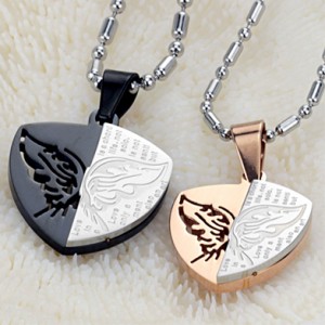 Оригинално колие от неръждаема стомана Butterfly