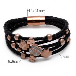  Елегантни гривни Black-Clover yellow