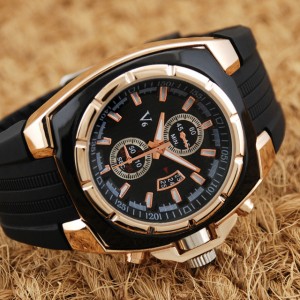 Луксозен спортно-елегантен мъжки часовник V6 - 25 лева