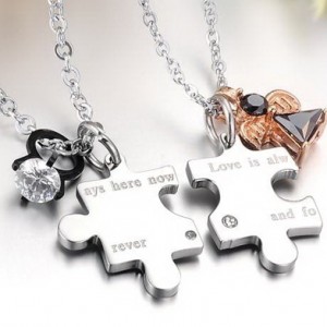 Оригинални колиета от неръждаема стомана Пъзел