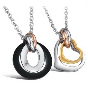 Оригинални колиета от неръждаема стомана Heart