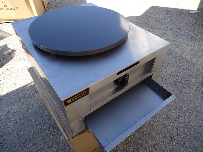 За палачинки котлони нови на газ или на ток професионални  от неръждавейка (юнокс) със стоманена пло