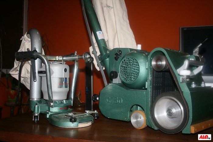 Циклене на паркет с нови лентови и дискови машини