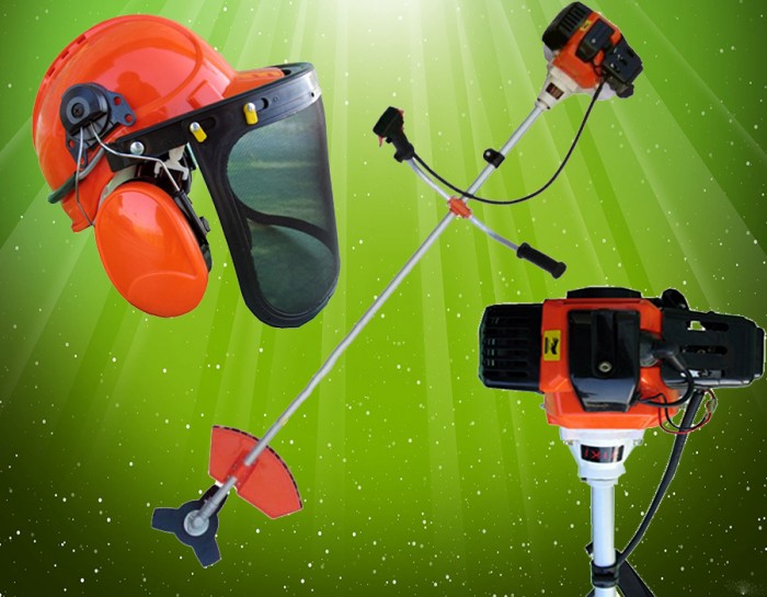 Бензинов храсторез с цял прът + самар