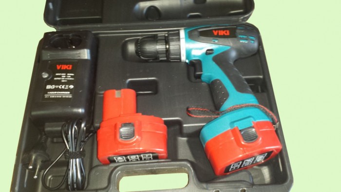 ВИНТОВЕРТ С LED ПРОСВЕТКА /Акумулаторен/ VIKI 14V Ni-Cd – ЦЕНА 85 лева
