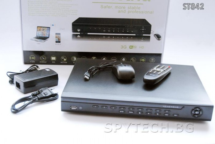 16-канален видеорекордер / ST842 - SPYTECH.BG