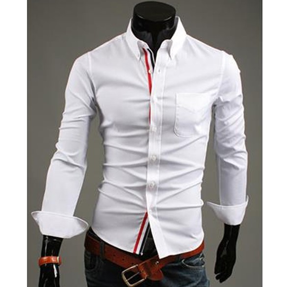  Мъжка риза - светло синя New men's shirt рамер "L"