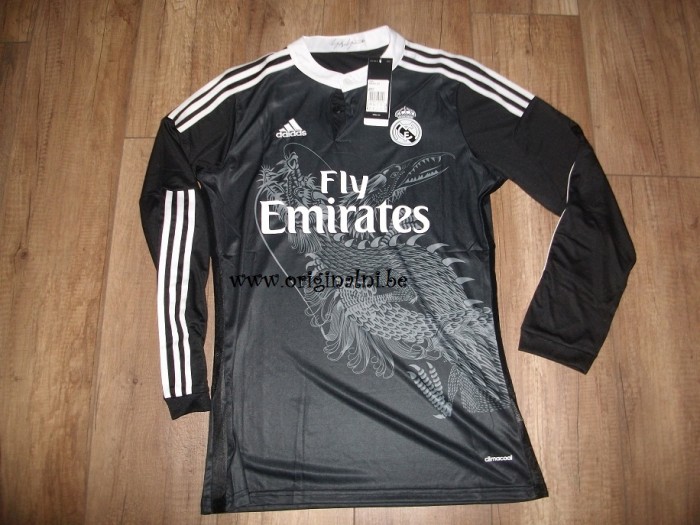 Официални черни екипи Реал Мадрид, с дълъг ръкав