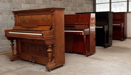 Преместване на пиано, Пренасяне на рояли