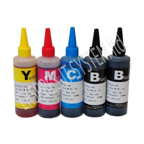 Комплект универсално мастило на багрилна основа /фото мастило/ за принтери и плотери Epson, Canon, B