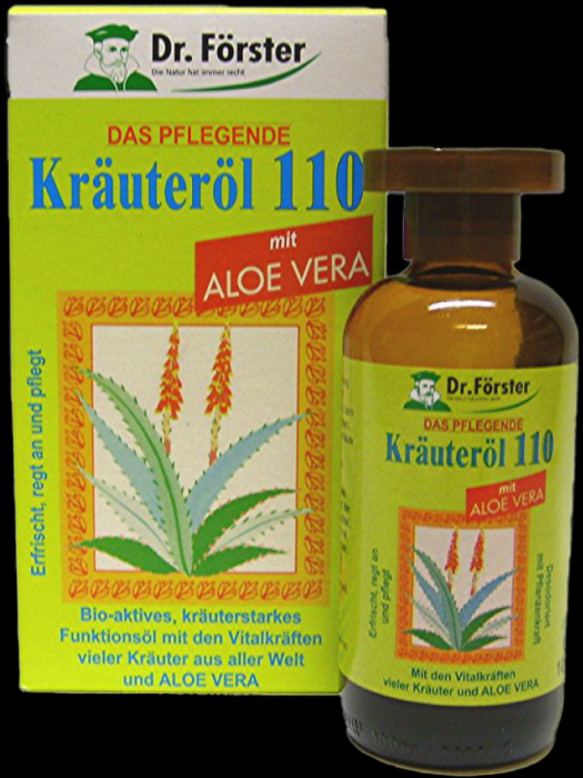 Подхранващо билково масло 110 с алое вера, 100мл.от Dr. Förster,Germany