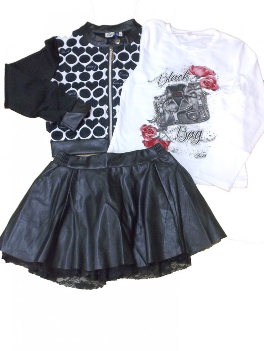 Детско яке с блуза и пола 29151, модел:29151