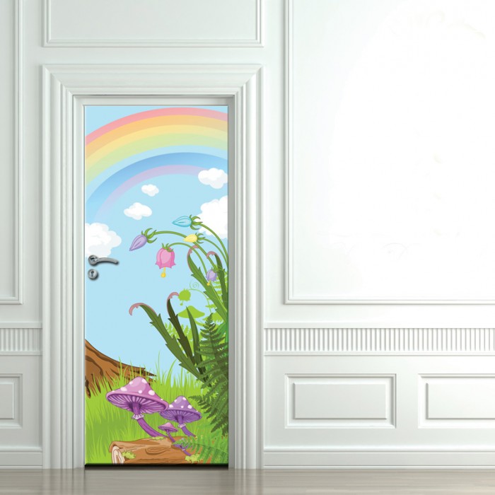 Самозалепващи фототапети за врата