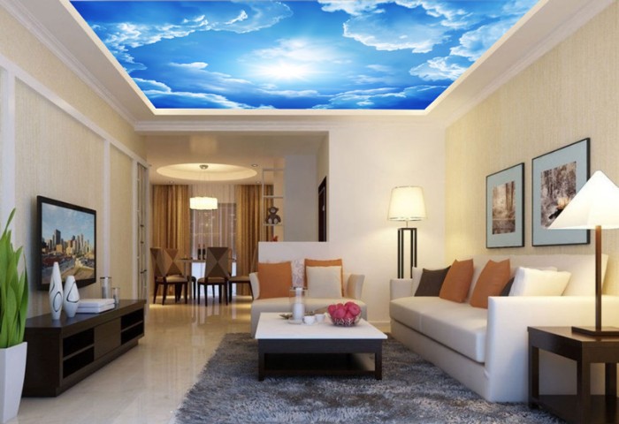 Самозалепващи фототапети за таван