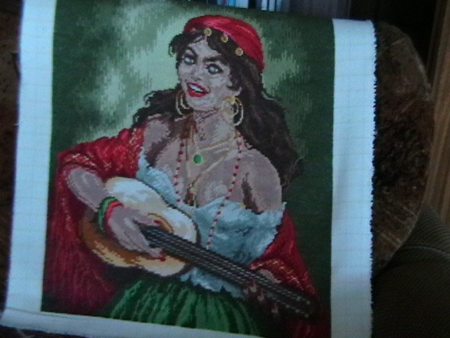 Гоблен-"Циганката с китарата"