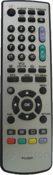 SHARP LCD RM-758G = RM-520 - дистанционно управление за LED LCD телевизор