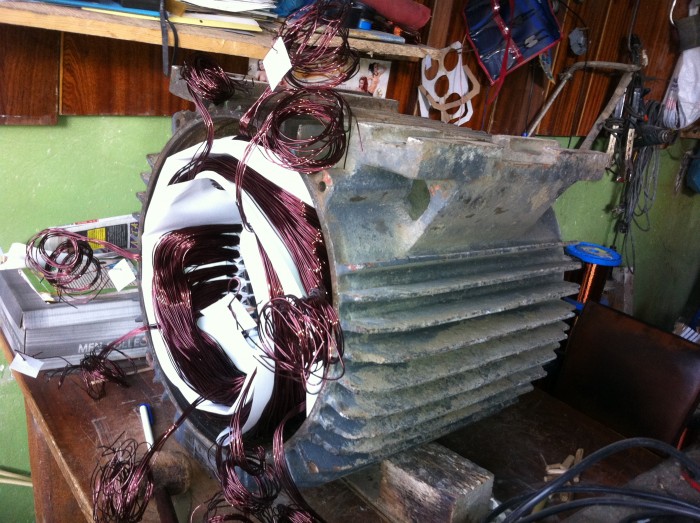 Машинно пренавиване на всички видове електродвигатели