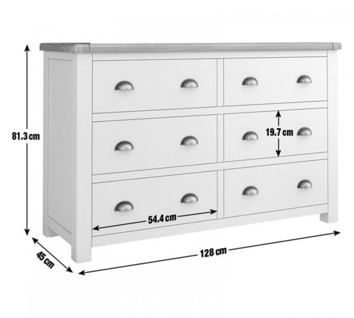 Шкаф Kent 3+3 white, КОД 12040