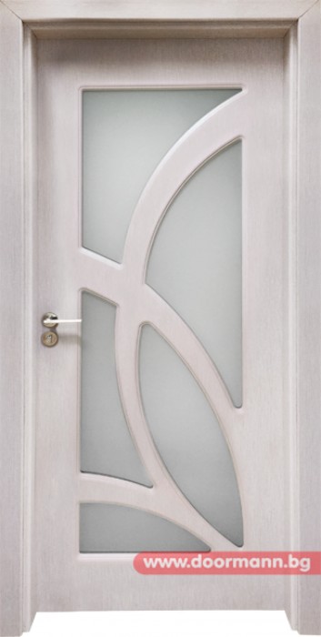 Интериорна врата Gama 208, цвят Перла 