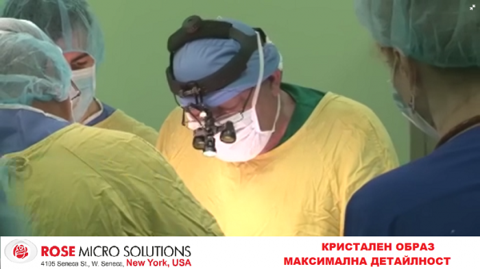 Бинокулярни увеличителни очила за стоматолози и хирурзи и LED оптични светлини 