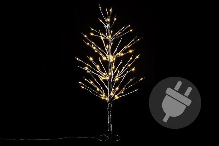 120 ЛЕД диода, 90 см, декоративно Коледно дърво със лед светлини, светодиодно дърво, светещо дърво, 