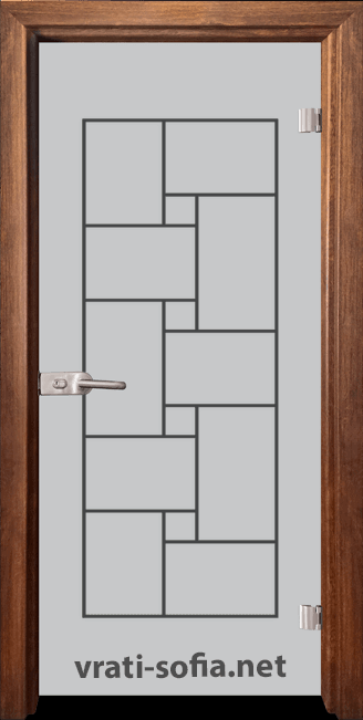 Стъклена интериорна врата Gravur G 13-7