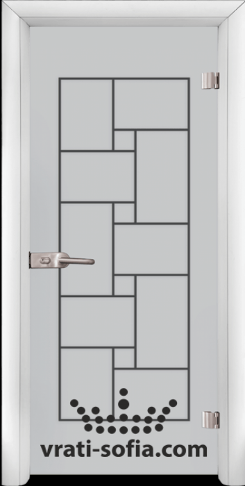 Стъклена интериорна врата, Gravur G 13-7