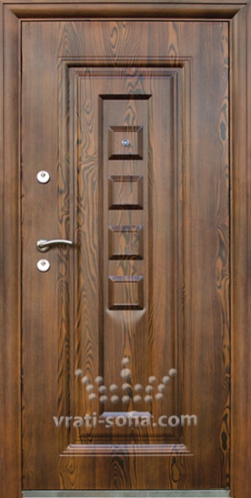 Метална входна врата код 802