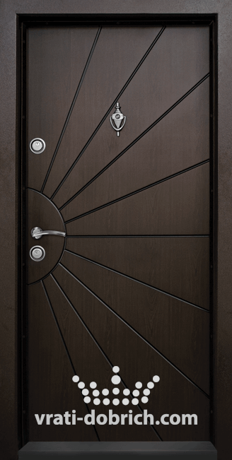 Блиндирана входна врата T-109 с Безплатен монтаж 