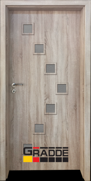 Интериорна врата Gradde Zwinger, цвят Дъб Вераде 