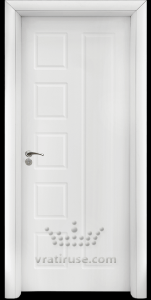 Интериорна врата 048-P, цвят Бял