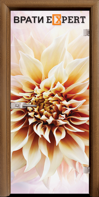 Интериорна стъклена врата модел Print G 13-5